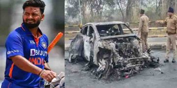 ഋഷഭ് പന്തിന് കാറപകടത്തില്‍ പരിക്ക്; ആശുപത്രിയില്‍ പ്രവേശിപ്പിച്ചു