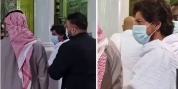 ജിദ്ദ ചലച്ചിത്രോത്സവത്തിനെത്തിയ ഷാരൂഖ് ഖാൻ മക്കയിലെത്തി ഉംറ നിർവഹിച്ചു
