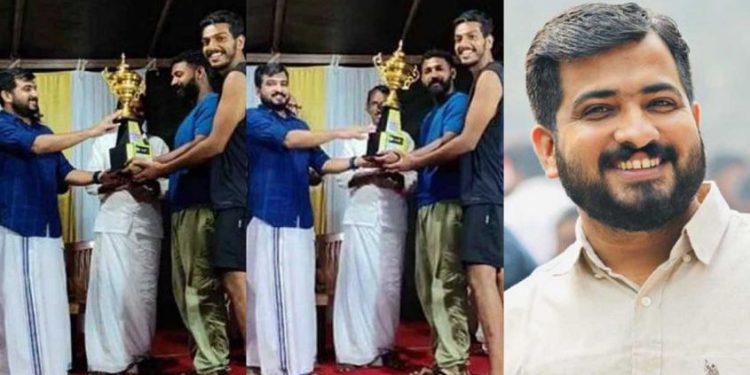 ‘ട്രോഫി നല്കിയത് അലങ്കോലമാകാതിരിക്കാന്’: വിശദീകരണവുമായി ഡിവൈഎഫ്ഐ നേതാവ് ഷാജര്
