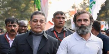 ഭാരത് ജോഡോ യാത്രയുടെ ദില്ലി പര്യടനം പൂർത്തിയായി; യാത്രയിൽ ഒപ്പം ചേർന്ന് കമൽഹാസൻ