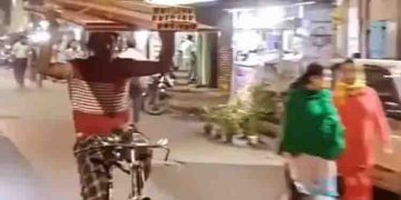 ‘തൊഴിലാളി ഡാ’; സര്‍ക്കസുകാരെ വെല്ലുന്ന പ്രകടനം വൈറലാകുന്നു