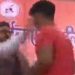 പൊതുവേദിയില്‍ വെച്ച് ഗുസ്തി താരത്തിന്‍റെ മുഖത്തടിച്ച് ബ്രിജ് ഭൂഷൺ സിംഗ്; വീഡിയോ