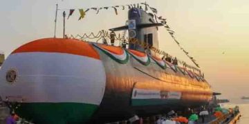 ഇന്ത്യൻ നാവികസേനയ്ക്ക് കരുത്തേകി പുതിയ മുങ്ങിക്കപ്പൽ: ഐഎൻഎസ് വഗീര്‍ കമ്മീഷൻ ചെയ്തു