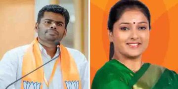 ‘അണ്ണാമലൈയ്ക്കെതിരെ പരാതി കൊടുക്കാന്‍ തയ്യാര്‍, ഓഡിയോ ക്ലിപ്പുകളും വീഡിയോകളും പോലീസിന് നൽകാം’: ഗായത്രി രഘുറാം