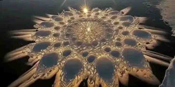 ഇതാണ് പ്രകൃതിയുടെ ‘ഐസ് ഫ്ലവര്‍’; വൈറലായി മനോഹര ചിത്രം