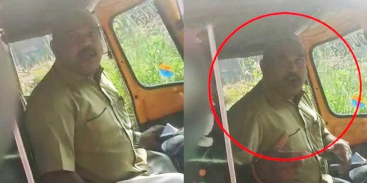 തുപ്പിയത് ഓട്ടോയില്‍ പറ്റി; കുട്ടിയുടെ വസ്ത്രം അഴിപ്പിച്ച്, തുടപ്പിച്ച് ഡ്രൈവർ