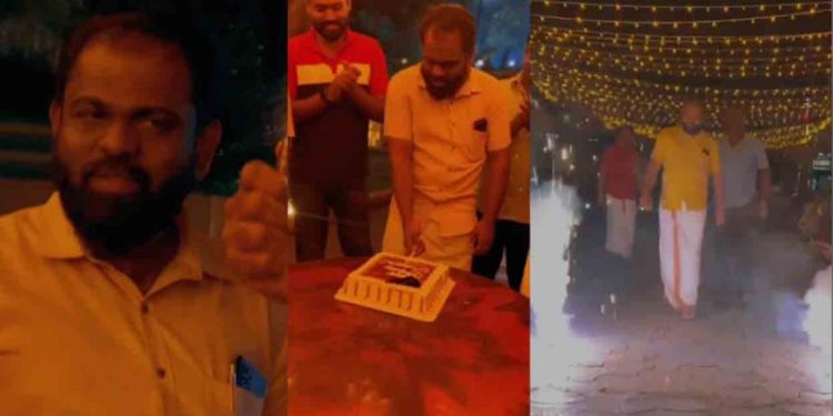 ലഹരിക്കേസിലെ പ്രതിക്കൊപ്പം സിപിഎം കൗൺസിലറുടെ പിറന്നാൾ പാർട്ടി