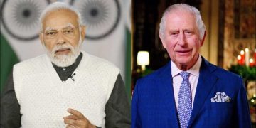 ബ്രിട്ടിഷ് രാജാവ് ചാൾസ് മൂന്നാമനുമായി സംസാരിച്ച് പ്രധാനമന്ത്രി മോദി