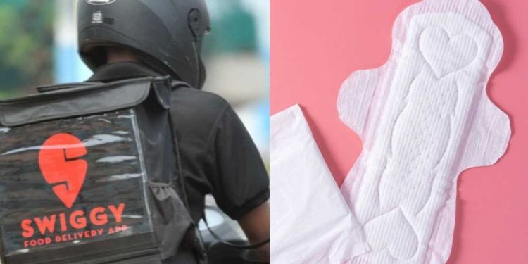 സാനിറ്ററി നാപ്കിൻ ഓർഡർ ചെയ്തു; യുവതിക്ക് സ്വിഗ്ഗിയുടെ സർപ്രൈസ്