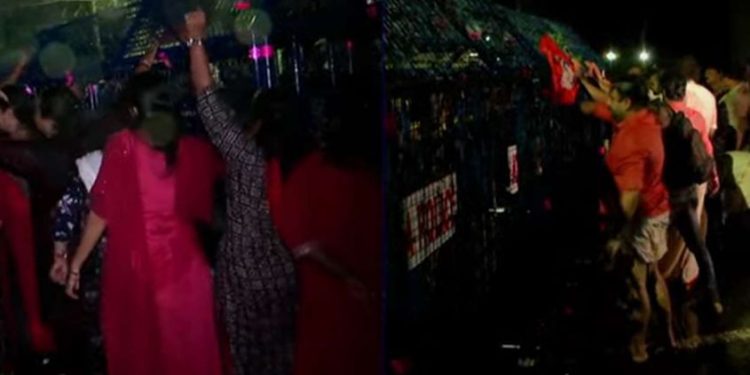 ബിബിസി ഡോക്യുമെന്ററി: പൂജപ്പുരയിൽ സംഘർഷം, 4 തവണ ജലപീരങ്കി പ്രയോഗിച്ചു