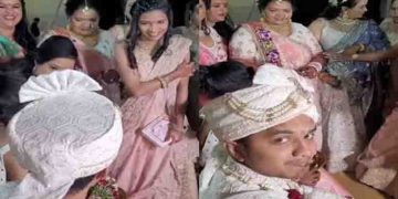 വരനെ സി​ഗരറ്റും പാനും നൽകി സ്വീകരിക്കുന്ന വധുവിന്റെ അമ്മ, വൈറലായി വിവാഹച്ചടങ്ങിന്റെ വീഡിയോ