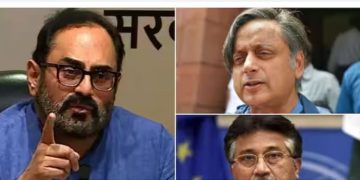 മുഷറഫ് ‘തന്ത്രപരമായ ചിന്ത’യുള്ള നേതാവെന്ന് തരൂർ; രൂക്ഷ വിമർശനവുമായി കേന്ദ്രമന്ത്രി രാജീവ് ചന്ദ്രശേഖർ