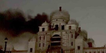 തെലങ്കാനയിൽ നിർമാണത്തിലിരിക്കുന്ന സെക്രട്ടേറിയറ്റ് കെട്ടിടത്തിൽ തീപിടിത്തം