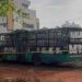 പാർക്ക് ചെയ്ത സിറ്റി ബസ് കത്തി, ഉള്ളിൽ ഉറങ്ങിക്കിടന്ന കണ്ടക്ടർക്ക് ദാരുണാന്ത്യം