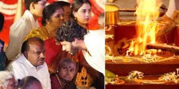 തെരഞ്ഞെടുപ്പ് അടുക്കുന്നു, കെസിആറിന്റെ ഉപദേശം; ഒമ്പത് ദിവസം നീളുന്ന യാ​ഗത്തിന് തുടക്കമിട്ട് കുമാരസ്വാമി