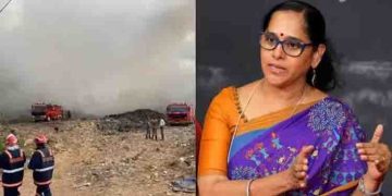 ‘ഫ്ലാറ്റിനകം മുഴുവന്‍ പുകമണമാണ്; ബ്രഹ്‍മപുരം പ്ലാന്‍റിലെ തീപിടുത്തം ഉണ്ടാക്കുന്ന ബുദ്ധിമുട്ടിനെക്കുറിച്ച് സജിത