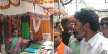 നെറ്റിയിൽ സിന്ദൂരമണിഞ്ഞില്ല; വനിതാ ദിനത്തിൽ യുവതിയെ പൊതുജന മധ്യത്തിൽ അപമാനിച്ച് ബിജെപി എംപി, വിവാദം -വീഡിയോ