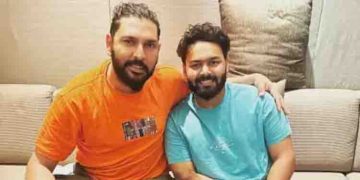 ഇതിനേക്കാള്‍ വലുത് ചാടിക്കടന്നതാണ് നമ്മള്‍, കട്ട സപ്പോ‍ര്‍ട്ട്; റിഷഭിനെ സന്ദര്‍ശിച്ച് യുവി, ചിത്രം വൈറല്‍