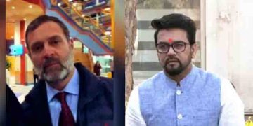 പെഗാസെസ് ഉപയോഗിച്ച് തന്‍റെ ഫോണ്‍ ചോര്‍ത്തിയെന്ന് രാഹുല്‍ഗാന്ധി, ആക്ഷേപം തള്ളി കേന്ദ്രമന്ത്രി അനുരാഗ് താക്കൂര്‍