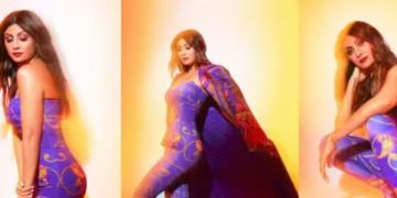 പര്‍പ്പിള്‍ ജംസ്യൂട്ടില്‍ തിളങ്ങി ശില്‍പ ഷെട്ടി; ചിത്രങ്ങള്‍ വൈറല്‍