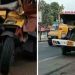 ദേശീയപാതയിൽ ട്രെയിലർ ലോറി നിയന്ത്രണംവിട്ട് മീഡിയനിൽ ഇടിച്ച് മറിഞ്ഞു, ഡ്രൈവർക്ക് പരിക്ക്