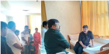 ‘ഈ പരീക്ഷണത്തെയും അതിജീവിച്ച് ഇന്നസെന്‍റ് തിരിച്ചുവരും’, ആശുപത്രിയിലെത്തിയ മന്ത്രി സജിചെറിയാന്‍റെ പ്രതികരണം