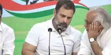 നിര്‍ഭാഗ്യവശാല്‍ എംപിയാണെന്ന് രാഹുല്‍, തിരുത്തിച്ച് ജയറാം രമേശ്; എത്രകാലം പഠിപ്പിക്കുമെന്ന് പരിഹസിച്ച് ബിജെപി