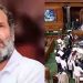 രാഹുൽ സ്പീക്കർക്ക് മാപ്പെഴുതി നൽകണമെന്ന് ബിജെപി, അദാനി വിഷയം ഉന്നയിക്കാൻ അനുവദിക്കണമെന്ന് കോൺഗ്രസ്