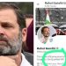 അയോ​ഗ്യനായ എംപി; ട്വിറ്ററിൽ ബയോ തിരുത്തി രാഹുൽ​ഗാന്ധി