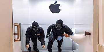 ആപ്പിൾ സ്റ്റോറിലേക്ക് തുരങ്കമുണ്ടാക്കി കവർച്ച