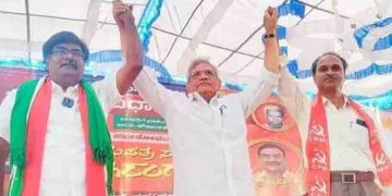 ബാഗേപ്പള്ളി പിടിക്കാനൊരുങ്ങി സിപിഎം: നാമനിര്‍ദേശ പത്രിക സമര്‍പ്പിച്ച് അനില്‍ കുമാര്‍, കെജിഎഫില്‍ തങ്കരാജുവും