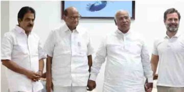 ഖാര്‍ഗെയുമായി കൂടിക്കാഴ്ച നടത്തി ശരത് പവാര്‍