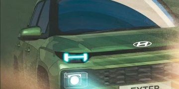 എക്‌സ്‌റ്റർ മൈക്രോ എസ്‌യുവി ഡിസൈൻ വെളിപ്പെടുത്തി ഹ്യുണ്ടായി