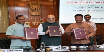 അതിർത്തി തർക്കം അവസാനിപ്പിക്കാൻ കരാറിൽ‌ ഒപ്പുവച്ച് അസമും അരുണാചലും