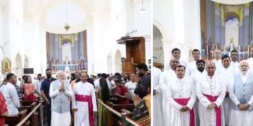 പ്രധാനമന്ത്രി ദില്ലി സേക്രഡ് ഹാർട്ട് കത്തിഡ്രലിൽ, ഈസ്റ്റർ ദിനത്തിൽ ക്രൈസ്തവ ദേവാലയ സന്ദർശനം