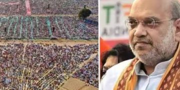 ’42 ഡിഗ്രി സെൽഷ്യസ് ചൂടിൽ ആളുകളെ ഇരുത്തി, തളർന്നുവീഴുമ്പോഴും പ്രസം​ഗം തുടർന്നു’; അമിത്ഷാക്കെതിരെ കോൺ​ഗ്രസ്