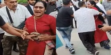 കോടതി വളപ്പിൽ യുവതിക്ക് നേരെ വെടിയുതിര്‍ത്ത അഭിഭാഷകന്‍ അറസ്റ്റില്‍