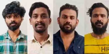 മുന്‍ വൈരാഗ്യം തീര്‍ക്കാന്‍ വീടിന് നേരെ പെട്രോള്‍ ബോംബേറ്, 4 പേര്‍ അറസ്റ്റില്‍