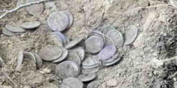 പുരാതന റോമൻ നാണയങ്ങളുടെ അമൂല്യ നിധിശേഖരമായ 175 വെള്ളി ദിനാറികൾ കണ്ടെത്തി