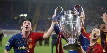സസ്പെന്‍ഷന് പിന്നാലെ അടുത്ത തിരിച്ചടി;മെസിയുടെ നാല് ചാമ്പ്യന്‍സ് ലീഗ് കിരീടങ്ങളില്‍ ഒന്ന് തിരിച്ചെടുത്ത് യുവേഫ