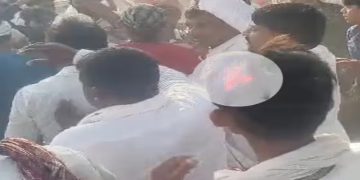 ബ്രിജ് ഭൂഷണ്‍ നടത്തിയ റാലിയില്‍ ബിജെപി പ്രവര്‍ത്തകരുടെ കൂട്ടയടി