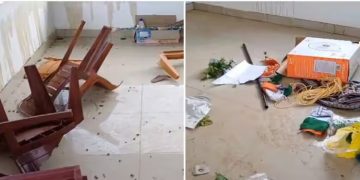 തളിപ്പറമ്പില്‍ കോണ്‍ഗ്രസ് ഓഫീസ് അടിച്ചു തകര്‍ത്തു