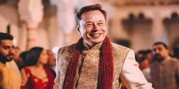 ഇന്ത്യൻ വിവാഹത്തിൽ പങ്കെടുത്ത് മസ്ക് ? ; വൈറലായി ചിത്രം