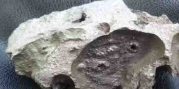 ടെറസിലിരുന്ന് കാപ്പി കുടിക്കുകയായിരുന്ന സ്ത്രീയുടെ ദേഹത്ത് ആകാശത്ത് നിന്ന് കറുത്ത കല്ല്!