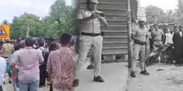 കോടതിക്ക് മുന്നിൽ ബോംബുകൾ എറിഞ്ഞ ശേഷം വിചാരണക്കെത്തിയ പ്രതിയെ വെട്ടിക്കൊന്നു