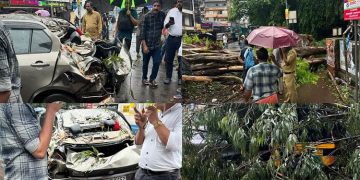 നാശം വിതച്ച് മഴ : ദുരിതാശ്വാസ ക്യാമ്പുകൾ തുറന്നു, ജനങ്ങൾക്ക് ജാഗ്രതാ നിർദേശം