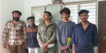കുണ്ടറയിൽ 82 ഗ്രാം എംഡിഎംയുമായി അഞ്ച് യുവാക്കൾ പിടിയിൽ