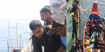 കൊച്ചിയില്‍ മത്സ്യബന്ധന ബോട്ട് മുങ്ങി അപകടം : എട്ട് പേരെ രക്ഷപെടുത്തി