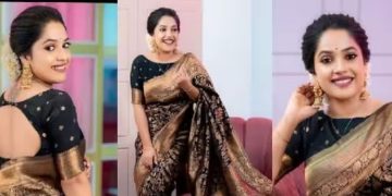 സാരിയില്‍ സുന്ദരിയായി ‘സുമിത്രയുടെ മകള്‍’; വൈറലായി അമൃതയുടെ ചിത്രങ്ങള്‍