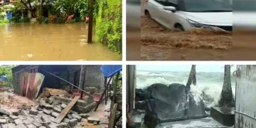 മലപ്പുറത്ത് മിന്നൽ ചുഴലി ; കടലിൽ കുടുങ്ങി മത്സ്യബന്ധന ബോട്ട്, ഒഴുക്കിൽ പെട്ട് യുവാവിനെ കാണാതായി